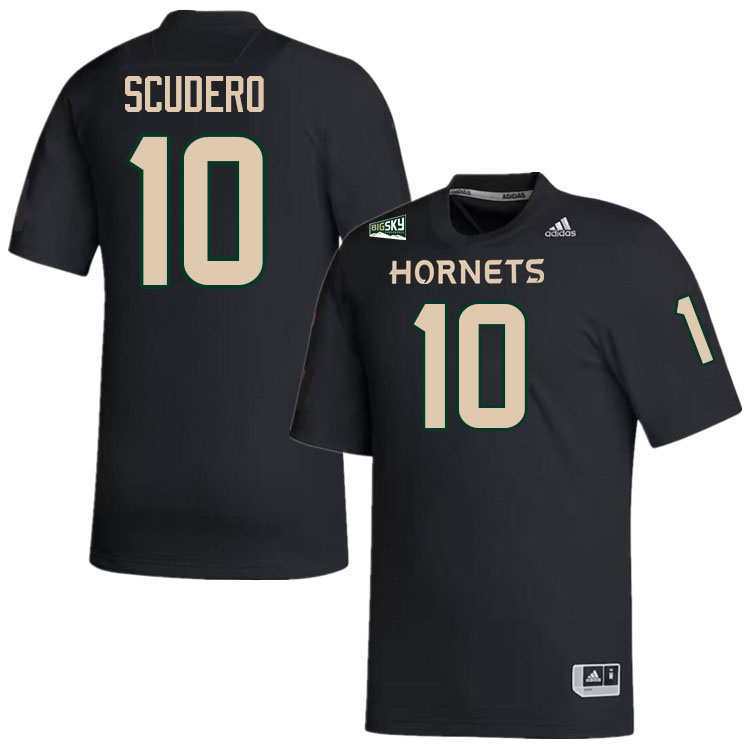 Danny Scudero SAC State Jersey,Sacramento State Hornets #10 Danny Scudero Jersey-Black